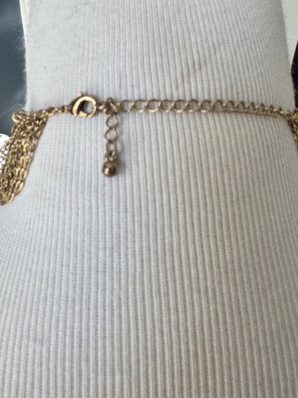 Baublebar Cascading Layered Gold Chain/Fringe Statement Necklace,Great Condition - Picture 4 of 5